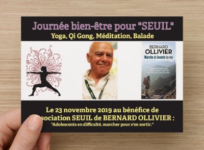 23 novembre: Journée pour SEUIL avec Bernard Ollivier