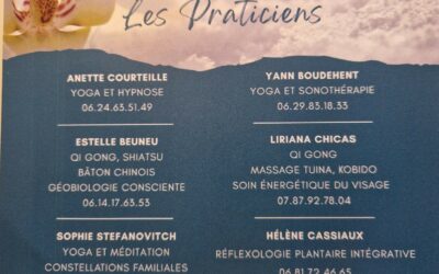 Nos praticiens et professeures vous attendent le 6 juin 2026 pour fêter les 10 ans de notre centre bien-être « Sous les Cèdres » 24 rue de Bretagne à Alençon. Accueil à 9h30, des ateliers gratuits et gâteaux à partager à 16h00. Pour plus d&rsquo;information: 06 24 63 51 49 ou par mail: contact@alenconyoga.com